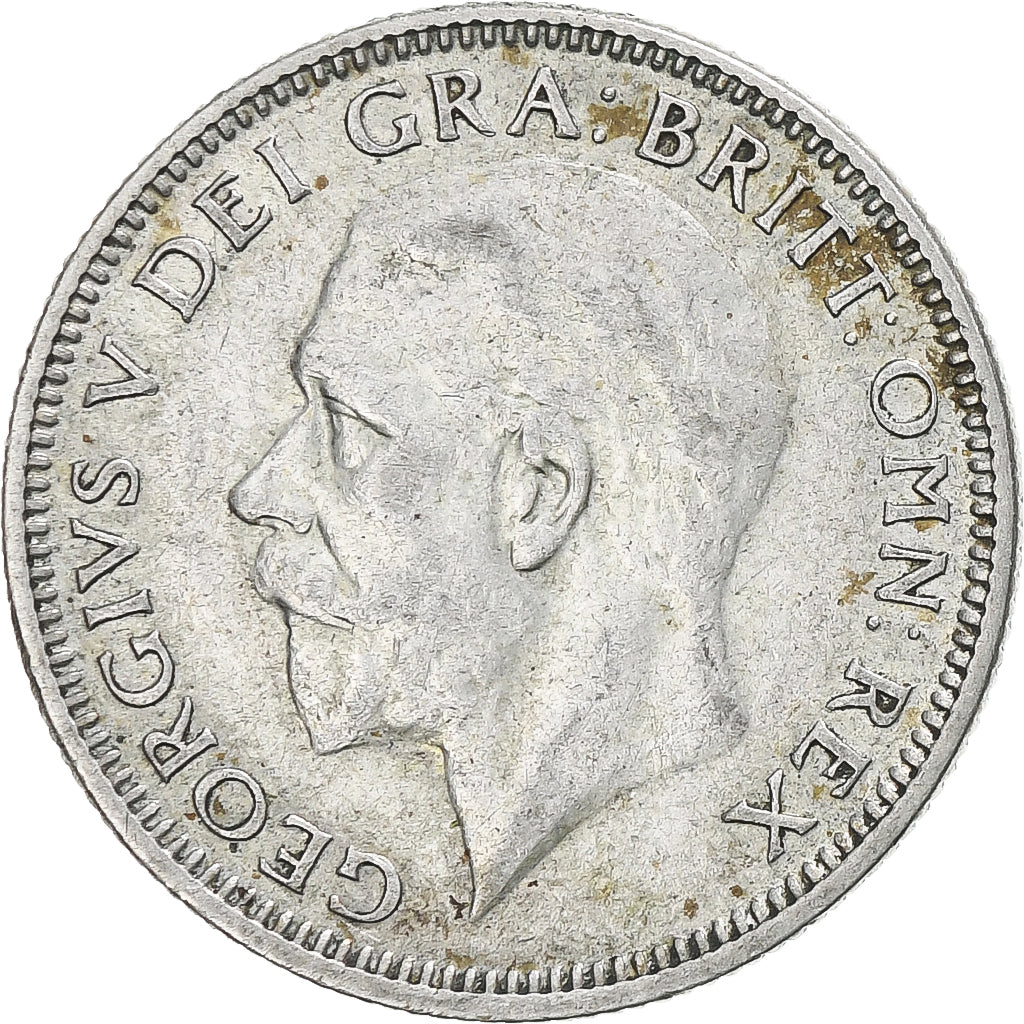 Munten, Groot Bretagne, George V, Shilling, 1928, ZF, Zilver, KM:833