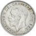 Munten, Groot Bretagne, George V, Shilling, 1928, ZF, Zilver, KM:833