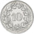 Moneta, Szwajcaria, 10 Rappen, 1962, Bern, AU(50-53), Miedź-Nikiel, KM:27