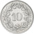 Moneta, Szwajcaria, 10 Rappen, 1960, Bern, AU(50-53), Miedź-Nikiel, KM:27