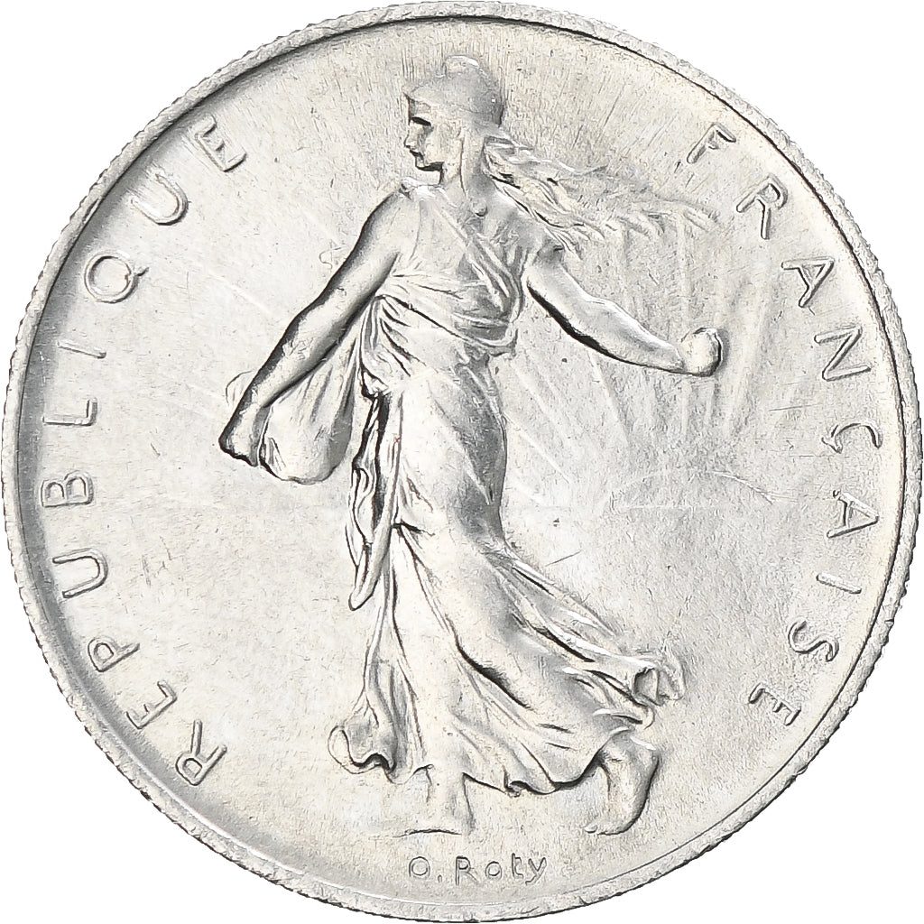 Moneta, Francia, Semeuse, Franc, 1960, Paris, SPL-, Nichel, KM:925.1