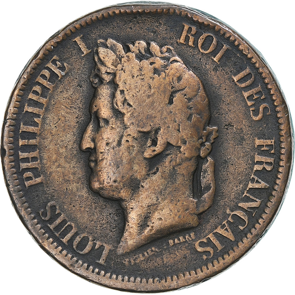 Munten, Franse koloniën, Louis - Philippe, 10 Centimes, 1841, Paris, FR