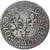 Coin, France, Louis XIII, Double Tournois, 1638, Tours, EF(40-45), Copper