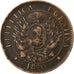 Coin, Argentina, 2 Centavos, 1890, VF(30-35), Bronze, KM:33