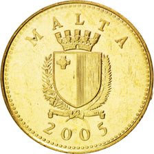 Münze, Malta, Cent, 2005, UNZ, Nickel-brass, KM:93