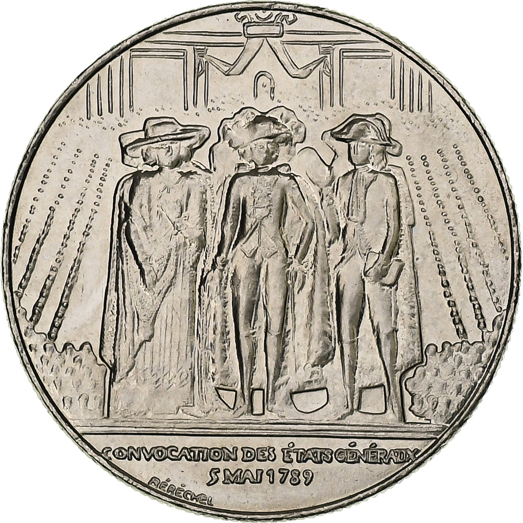 Francia, Franc, États généraux, 1989, Nichel, SPL-, Gadoury:477, KM:967