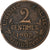 Francia, 2 Centimes, Dupuis, 1903, Paris, Bronzo, MB+, Gadoury:107, KM:841