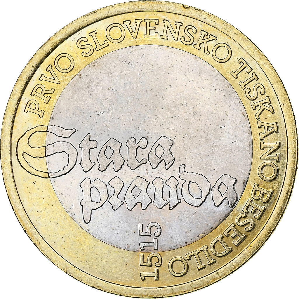 Slowenien, 3 Euro, 2015, Stara Prauba 1515, UNZ, Bi-Metallic