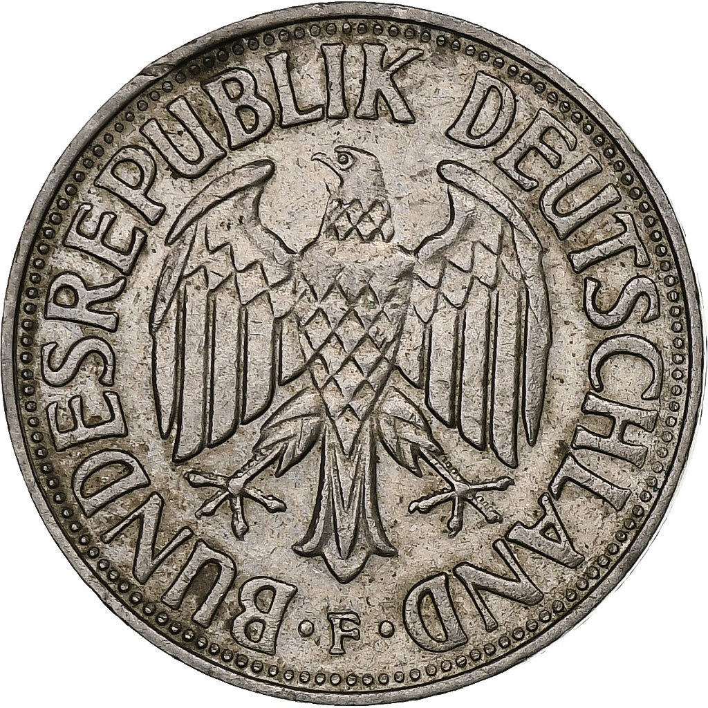 GERMANIA - REPUBBLICA FEDERALE, Mark, 1969, Stuttgart, BB, Rame-nichel, KM:110
