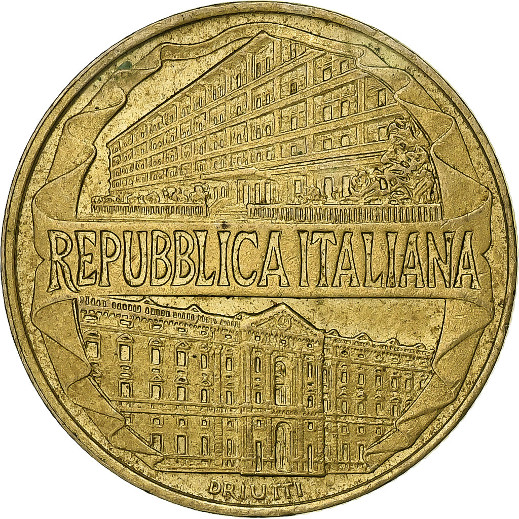 Italy, 200 Lire, 1996, Rome, EF(40-45), Aluminum-Bronze