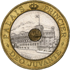 Monaco, Rainier III, 20 Francs, 1992, Tri-Metallic, AU(55-58), Gadoury:MC 161