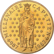Francia, 10 Francs, Hugues Capet, 1987, FDC, Níquel - bronce, FDC, Gadoury:820