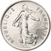 Francia, 5 Francs, Semeuse, 1987, Paris, FDC, Níquel recubierto de cobre -