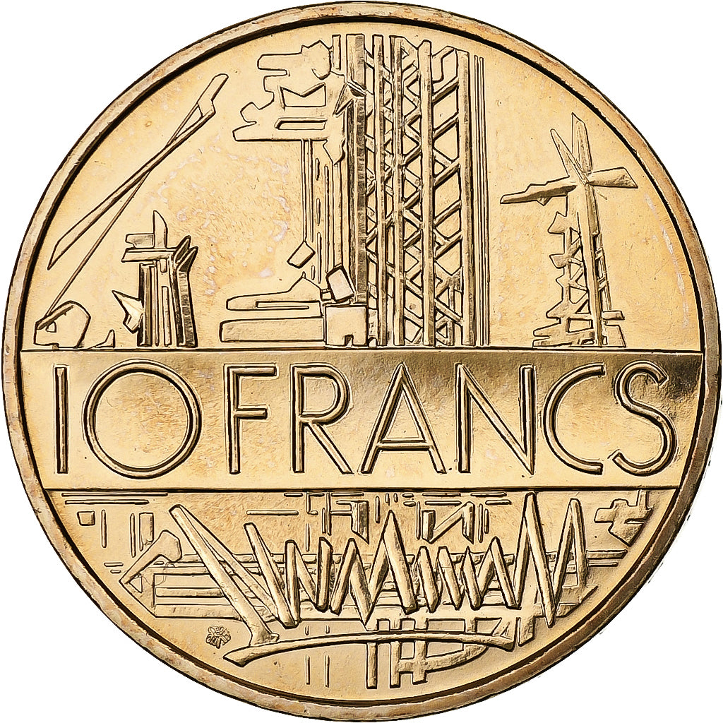 France, 10 Francs, Mathieu, 1987, Paris, FDC, Nickel-brass, MS(65-70)