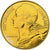 França, 10 Centimes, Marianne, 1987, Paris, FDC, Alumínio-Bronze, MS(65-70)