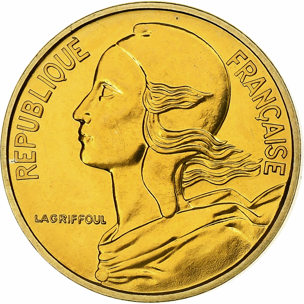 Frankrijk, 5 Centimes, Marianne, 1987, Paris, FDC, Aluminum-Bronze, FDC