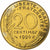 Francja, 20 Centimes, Marianne, 1990, Paris, FDC, Aluminium-Brąz, MS(65-70)