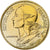 França, 5 Centimes, Marianne, 1988, Paris, FDC, Alumínio-Bronze, MS(65-70)