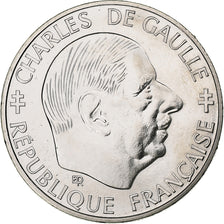 França, Franc, Charles de Gaulle, 1988, Paris, FDC, Níquel, MS(65-70)