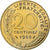 Francja, 20 Centimes, Marianne, 1988, Paris, FDC, Aluminium-Brąz, MS(65-70)