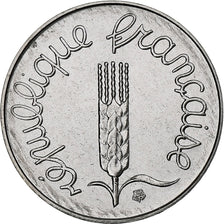 France, Centime, Épi, 1988, Paris, FDC, Stainless Steel, MS(65-70), Gadoury:91