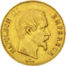 Francia, Napoleon III, Napoléon III, 100 Francs, 1858, Paris, BB, Oro, KM:78...