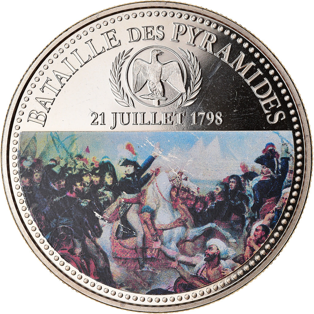 France, Médaille, Napoléon Bonaparte, Bataille des Pyramides(1798), FDC