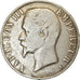 Moneda, Francia, Napoleon III, Napoléon III, 5 Francs, 1856, Paris, BC+, Plata