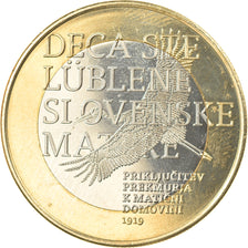 Slovenia, 3 Euro, Prekmurje Incorporation, 2019, MS(63), Bi-Metallic