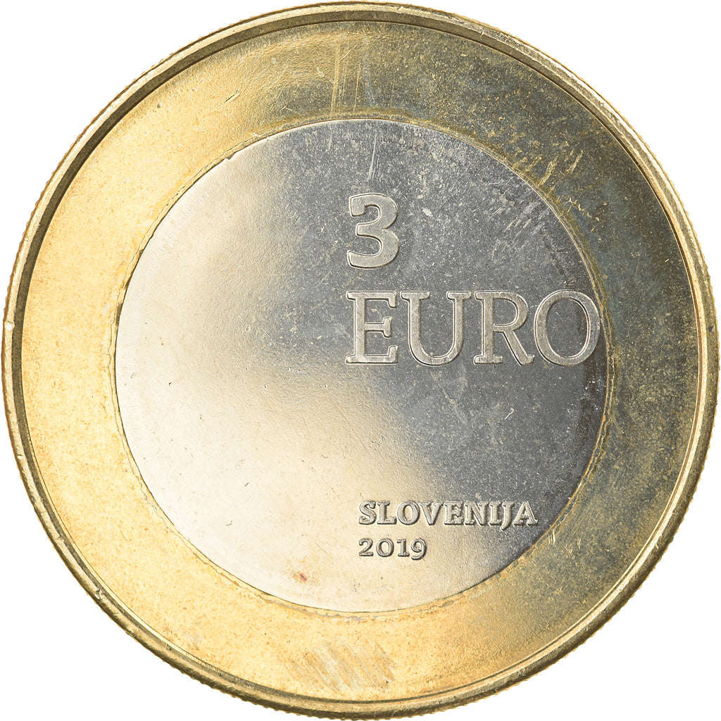 Slovenia, 3 Euro, Prekmurje Incorporation, 2019, MS(63), Bi-Metallic