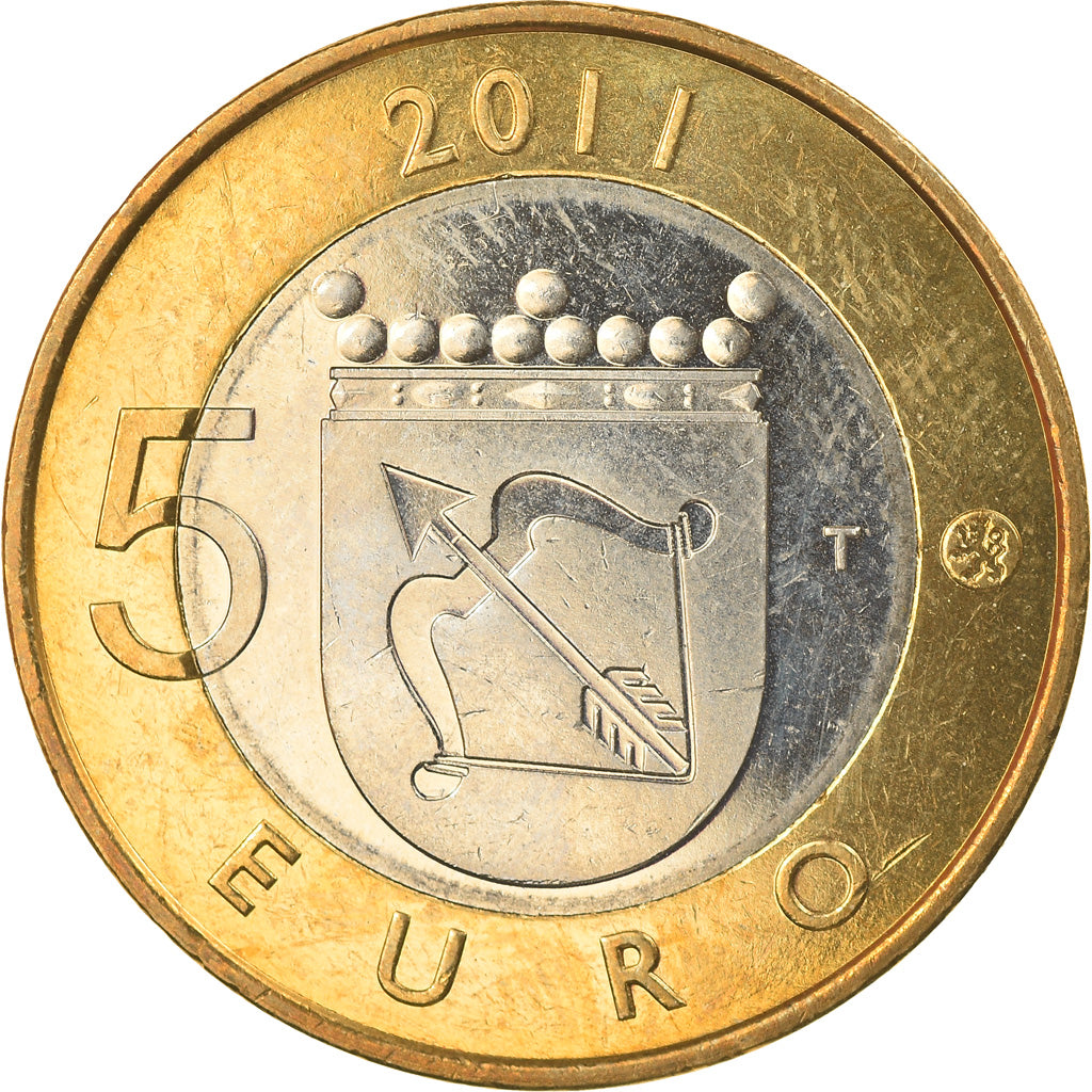 Finlande, 5 Euro, Provinces - Savonia, 2011, Vantaa, SPL, Bi-Metallic, KM:162