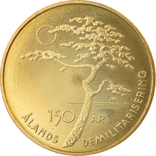 Finland, 5 Euro, Demilitarization of Åland, 2006, Vantaa, MS(63), Brass, KM:123