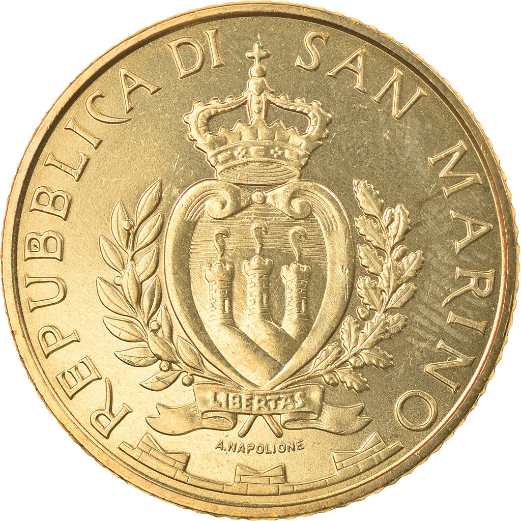 San Marino, 5 Euro, 5G, 2019, MS(63), Bronzital