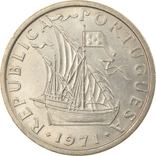 Coin, Portugal, 10 Escudos, 1971, MS(60-62), Copper-Nickel Clad Nickel, KM:600
