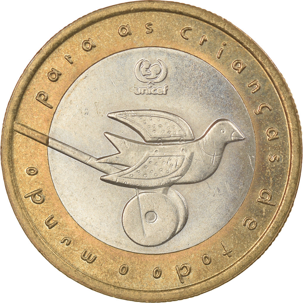 Münze, Portugal, 200 Escudos, 1999, Lisbon, VZ+, Bi-Metallic, KM:720