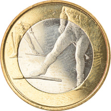 Finland, 5 Euro, Cross Country, 2016, MS(63), Bi-Metallic