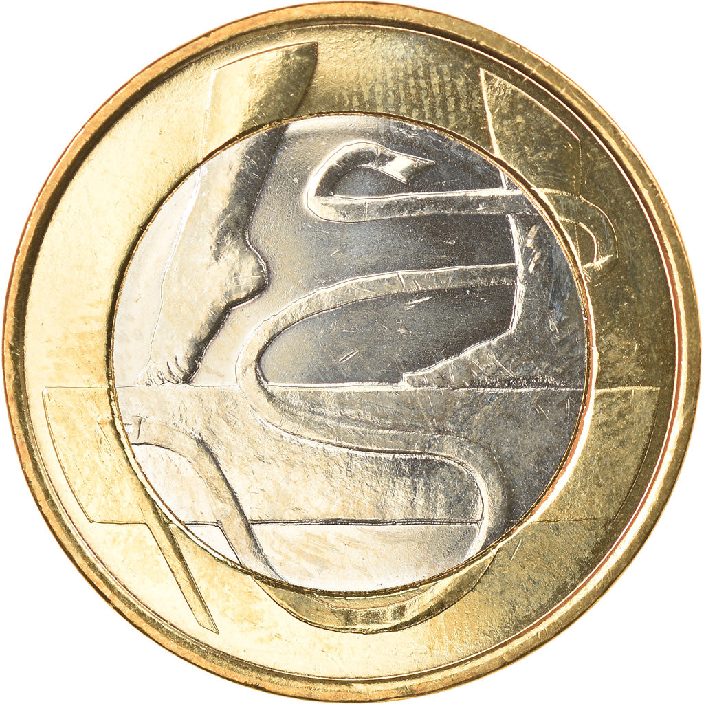 Finland, 5 Euro, Gymnastics, 2015, MS(63), Bi-Metallic