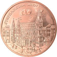 Austria, 10 Euro, Stephansdom Wien, 2015, MS(63), Copper