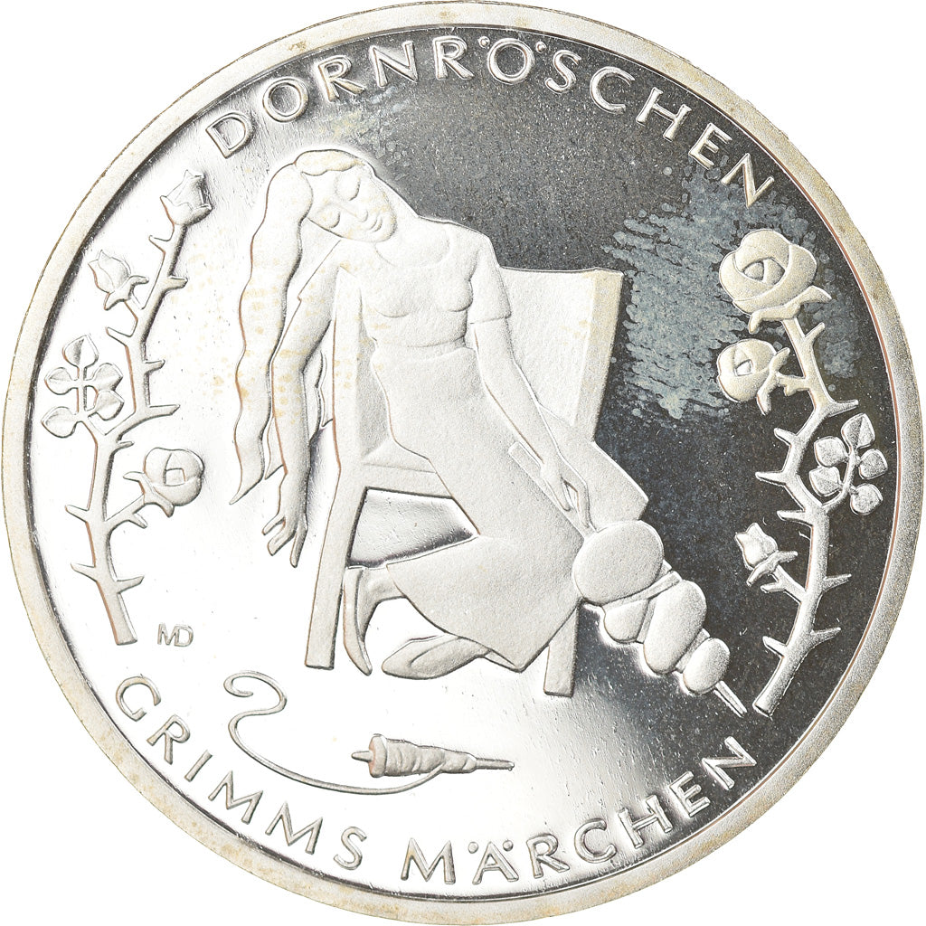 Germany, 10 Euro, Dornröschen, 2015, Proof, MS(65-70), Silver