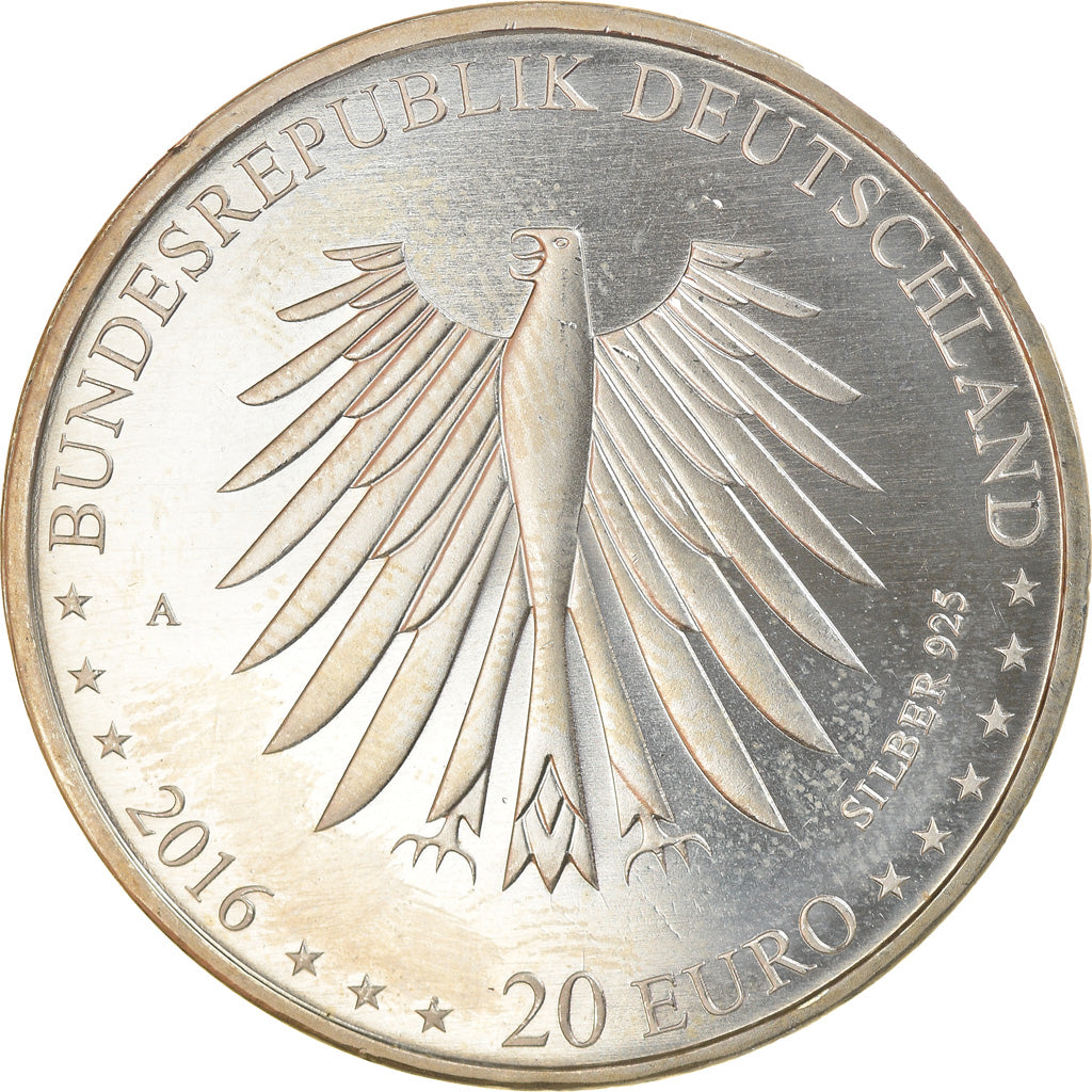 Allemagne, 20 Euro, Rotkäppchen, 2016, FDC, Argent