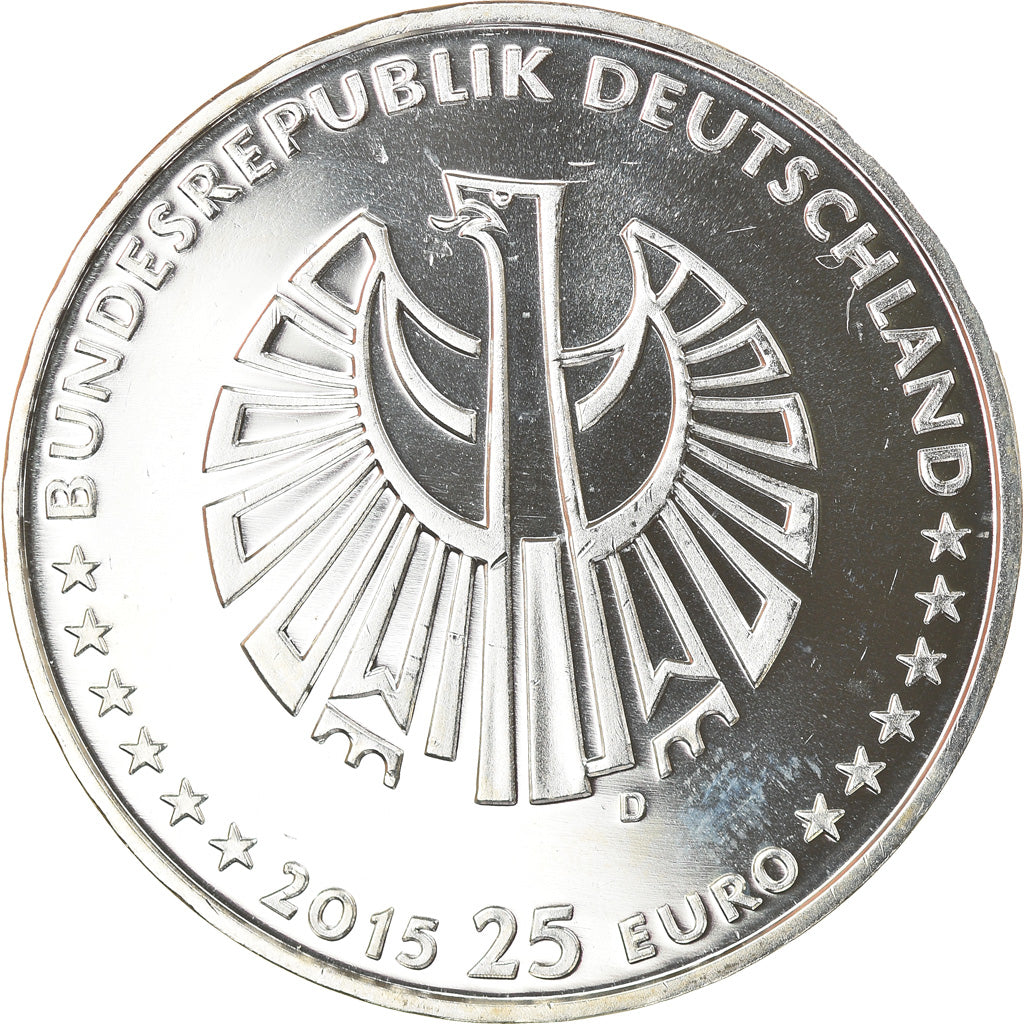 Germany, 25 Euro, 25 years of German Reunification, 2015, Munich, MS(65-70)