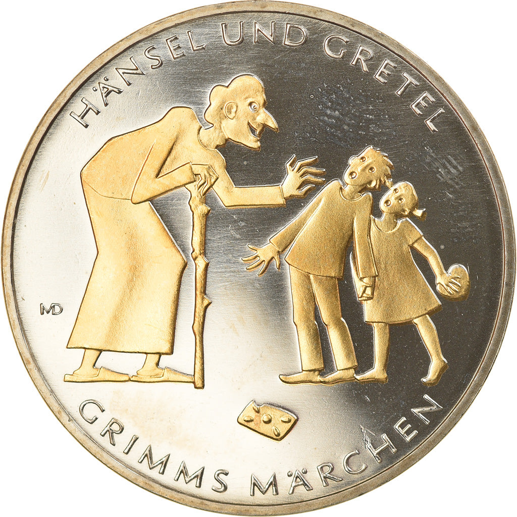 Germany, 10 Euro, Hänsel and Gretel, 2014, Karlsruhe, MS(63), Copper-nickel