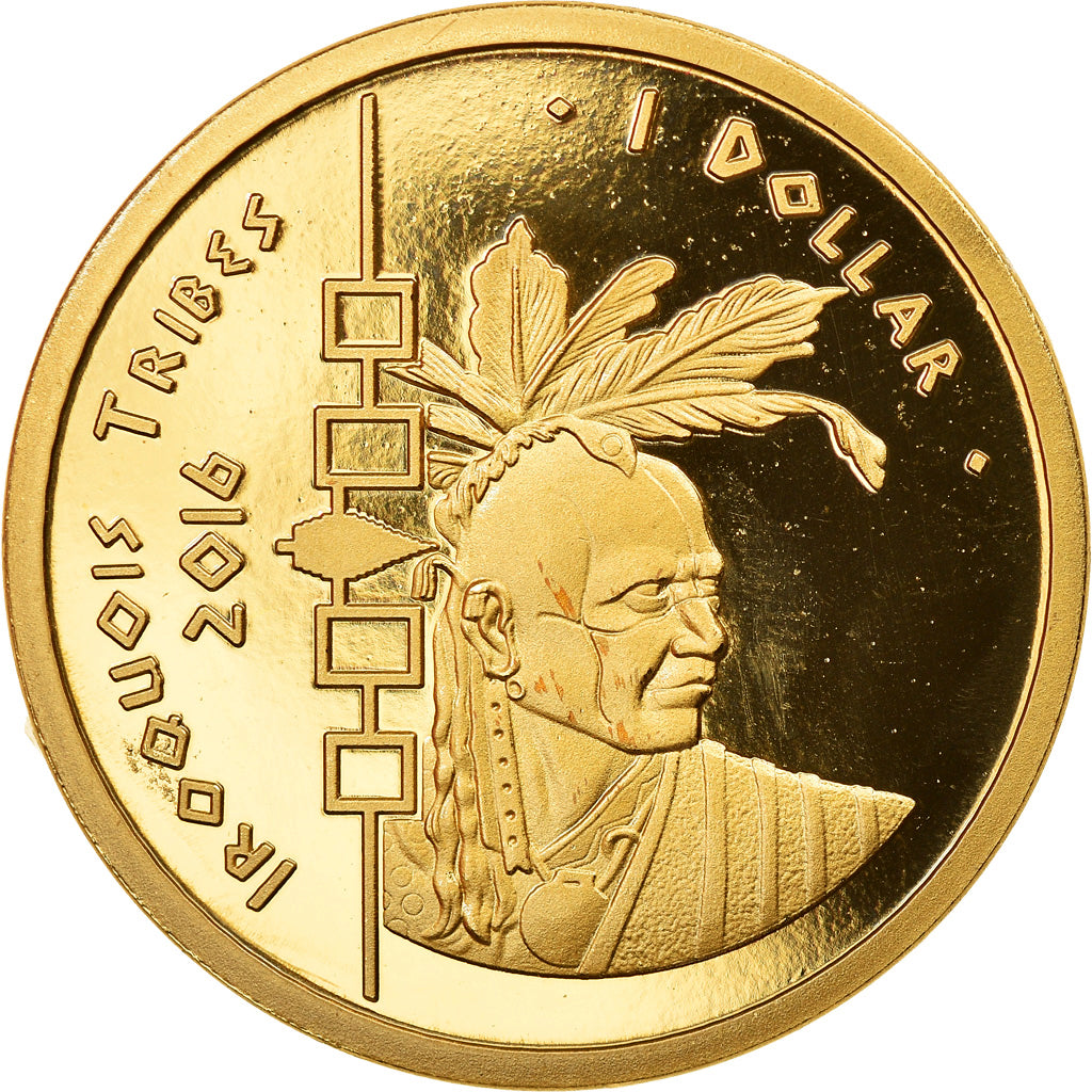 Coin, United States, IROQUOIS, Dollar, 2016, Exonumia, MS(65-70), Brass