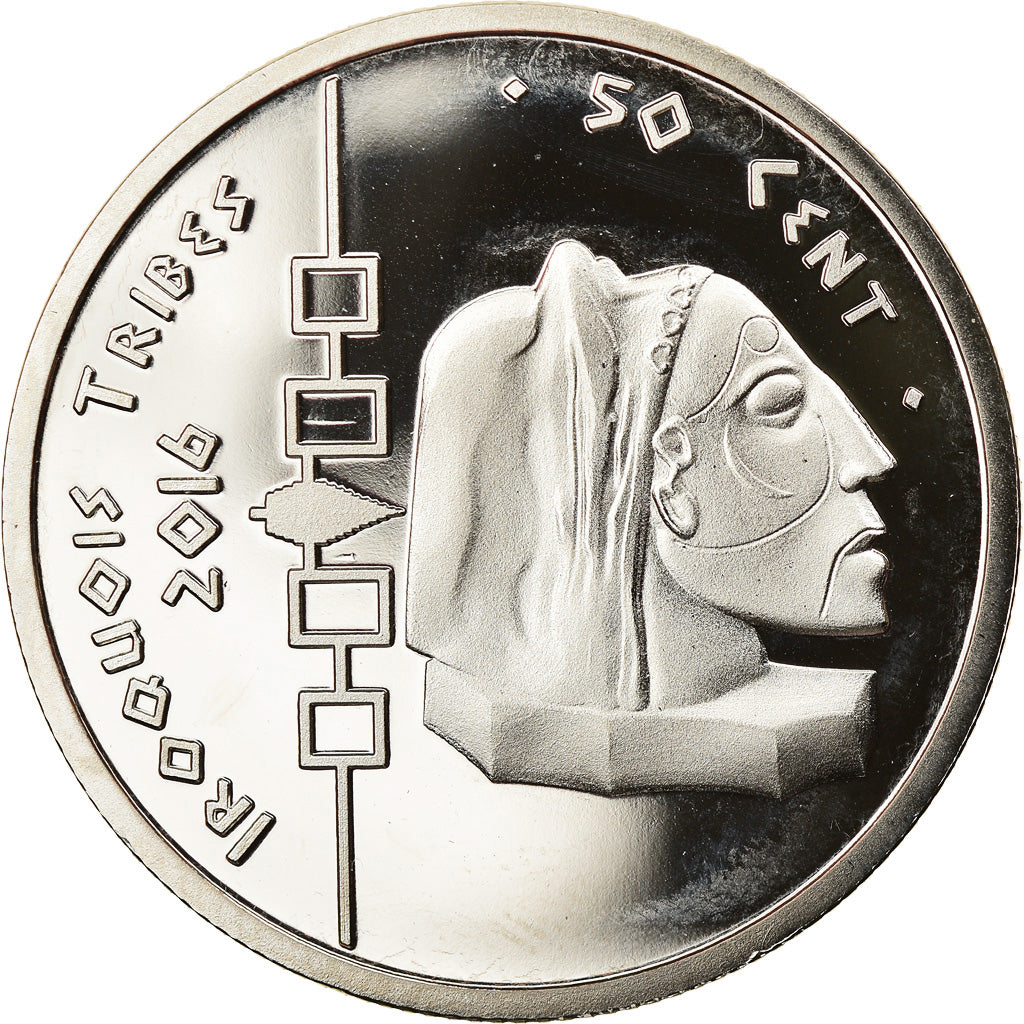 Monnaie, États-Unis, IROQUOIS, 50 Cents, 2016, Paranumismatique, FDC