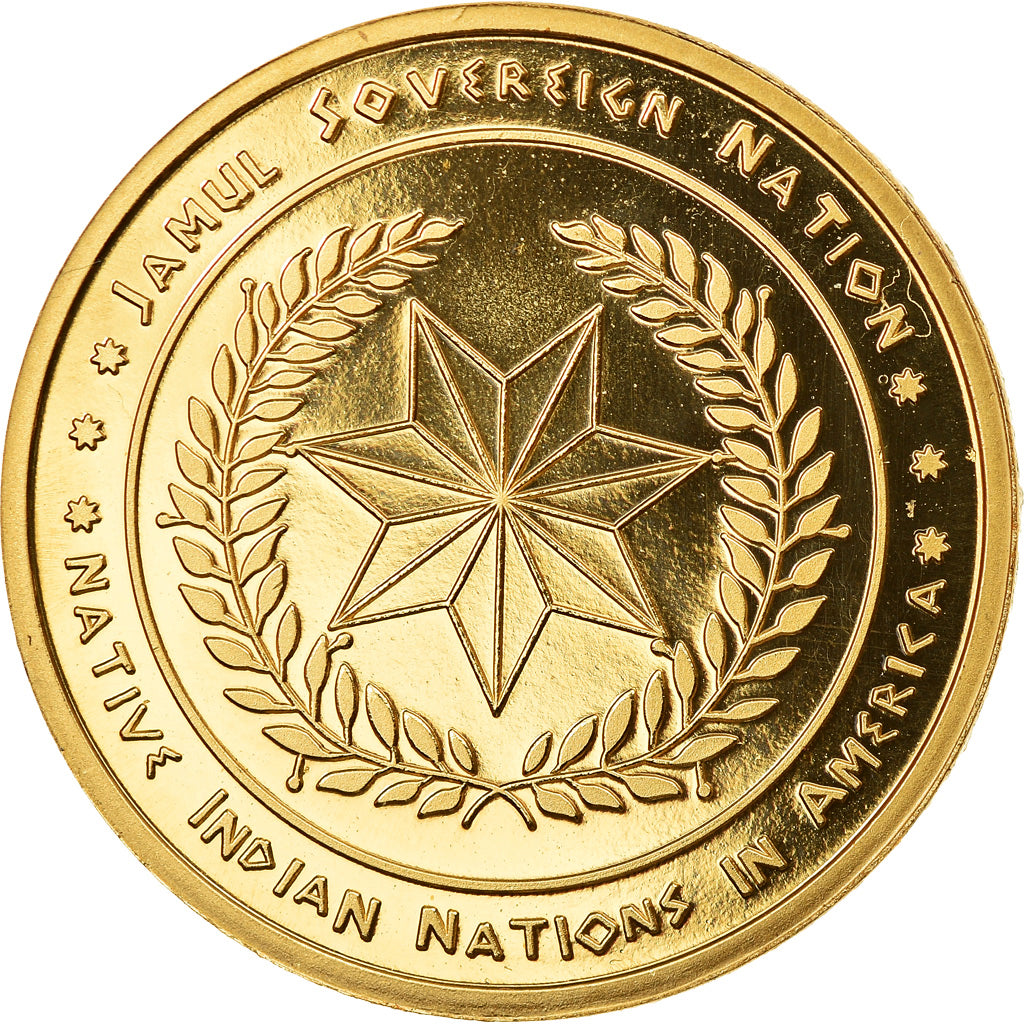 Coin, United States, Cherokee, Dollar, 2017, Exonumia, MS(65-70), Brass