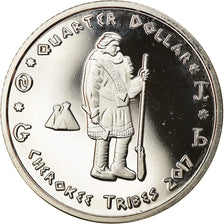 Coin, United States, Cherokee, 25 Cents, 2017, Exonumia, MS(65-70)