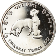 Coin, United States, Cherokee, Dime, 2017, Exonumia, MS(65-70), Copper-nickel