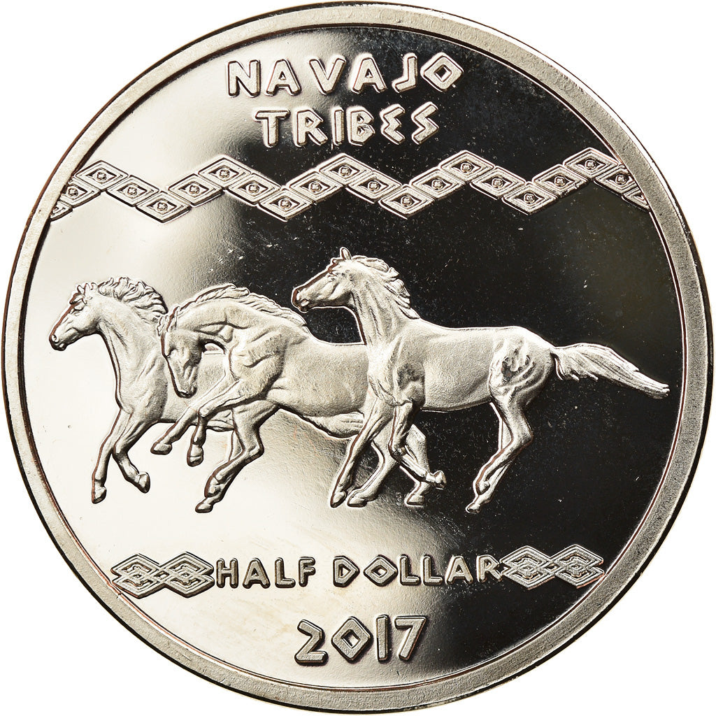 Coin, United States, Navajo, 50 Cents, 2017, Exonumia, MS(65-70), Copper-nickel
