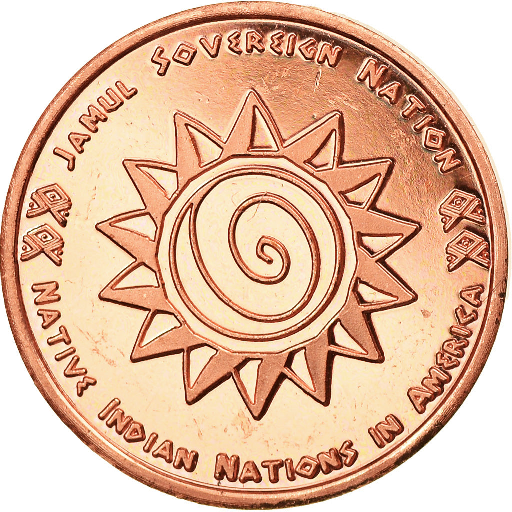 Coin, United States, Navajo, 1 Cent, 2017, Exonumia, MS(65-70), Copper Plated