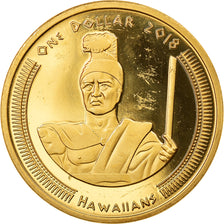 Coin, United States, Hawaiians, Dollar, 2018, Exonumia, MS(65-70), Brass